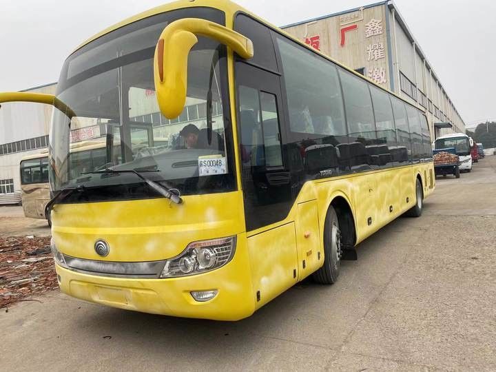 Αριστερή οδήγηση Ντίζελ 70 θέσεις Χρησιμοποιούμενο λεωφορείο Euro 3 Προαιρετικό βοηθητικό τιμόνι