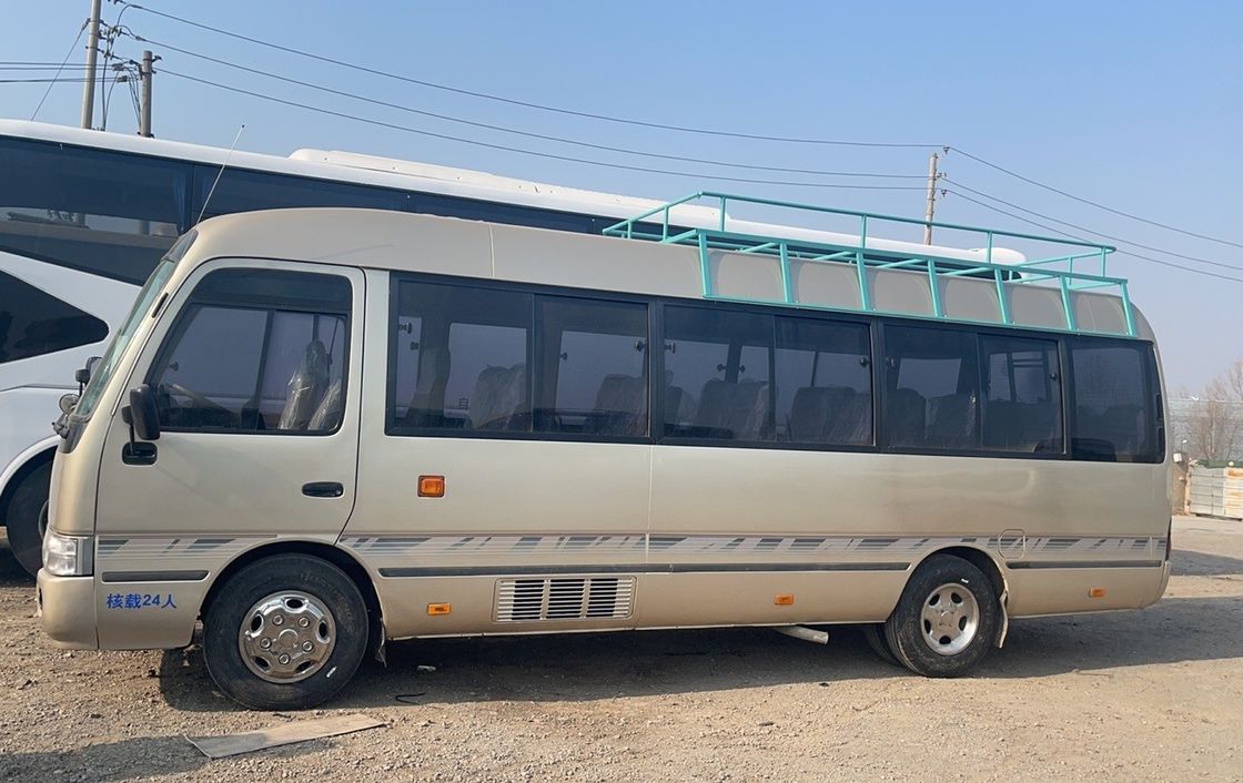 Ανακαινισμένο 23 6 θέσεων χωρητικότητα Toyota Coaster λεωφορείο Χρησιμοποιείται με 15B-FT μοντέλο κινητήρα