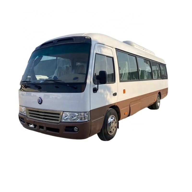 29 θέσεις Toyota Coaster λεωφορεία Δημόσιες μεταφορές LHD 4-6L Αεροκινητήρα Δυνατότητα Ντίζελ καύσιμο
