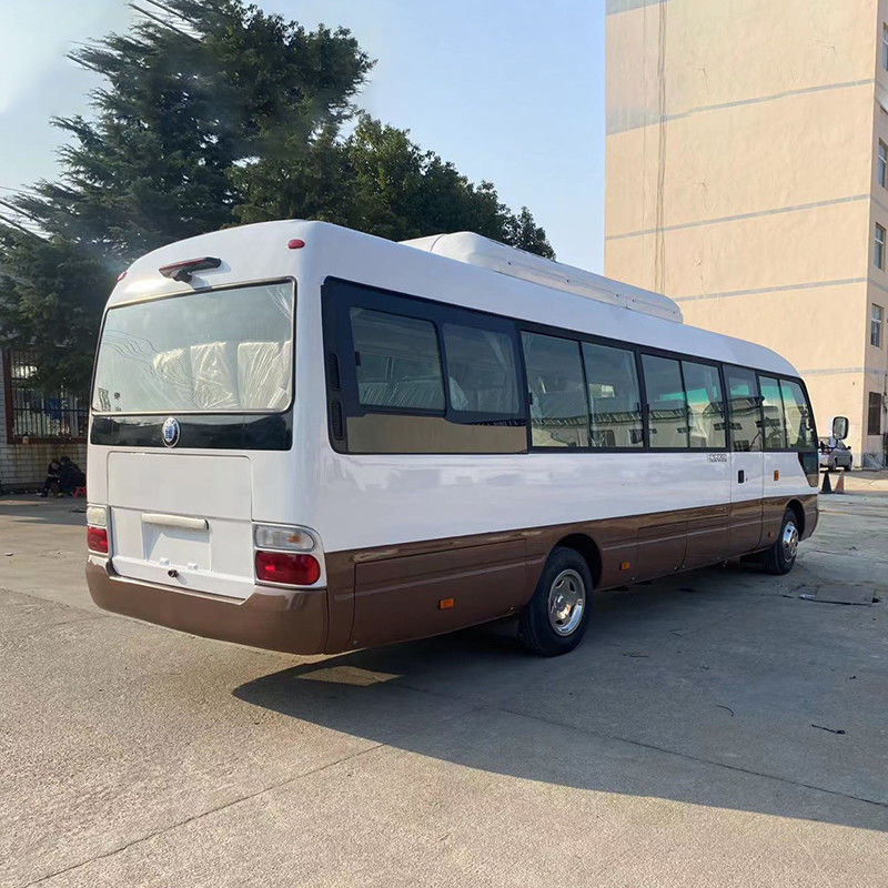 29 θέσεις Toyota Coaster λεωφορεία Δημόσιες μεταφορές LHD 4-6L Αεροκινητήρα Δυνατότητα Ντίζελ καύσιμο