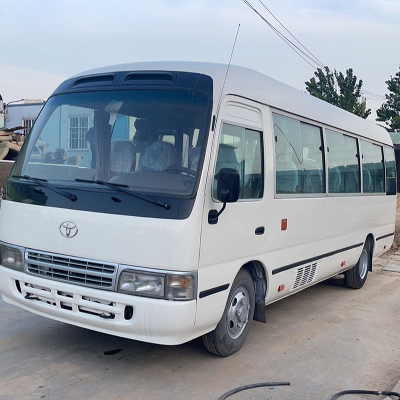 30 θέσεις με χειροκίνητο κιβώτιο ταχυτήτων Toyota Coaster Bus με χωρητικότητα κινητήρα 4L και καύσιμο Deisel