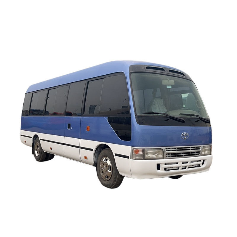 Λούξυ 21 θέσεων Μίνι λεωφορείο Toyota Coaster με χωρητικότητα κινητήρα 4L Ελαστικά 255/70R 22.5-16