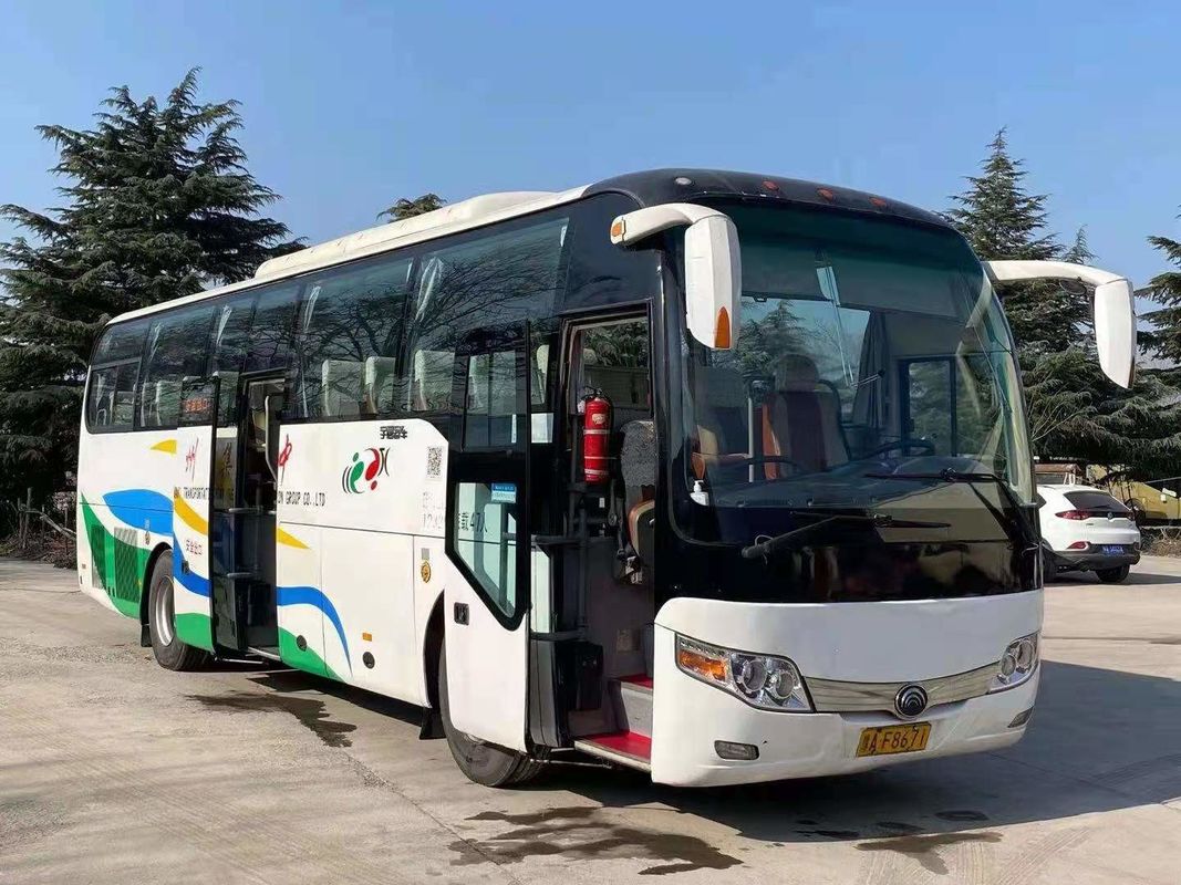 Προσαρμοσμένο μεταχειρισμένο επιβατικό λεωφορείο 47 θέσεων LHD λεωφορείο με κινητήρα ντίζελ χωρητικότητας 8L