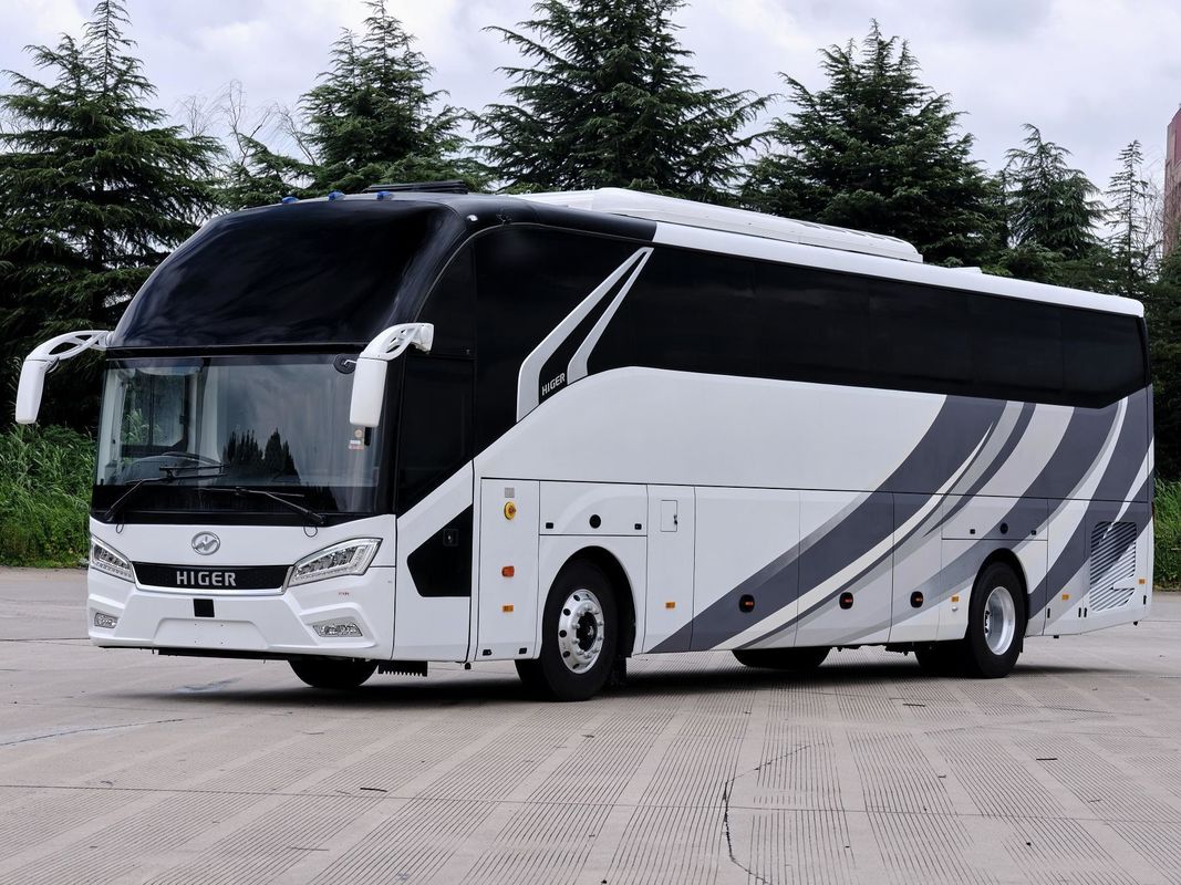 Αριστερό Χέρι Οδήγηση 12m 50 θέσεις Yuchai κινητήρα χειροκίνητο κιβώτιο ταχυτήτων Επιβατηγό λεωφορείο λεωφορείο