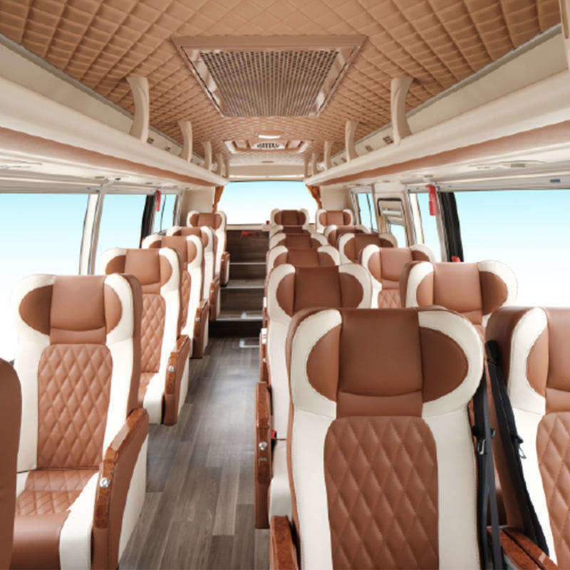 Λεωφορεία επιβατών με κινητήρα Weichai 24 θέσεων LHD Diesel Luxury Coach για την αφρικανική αγορά