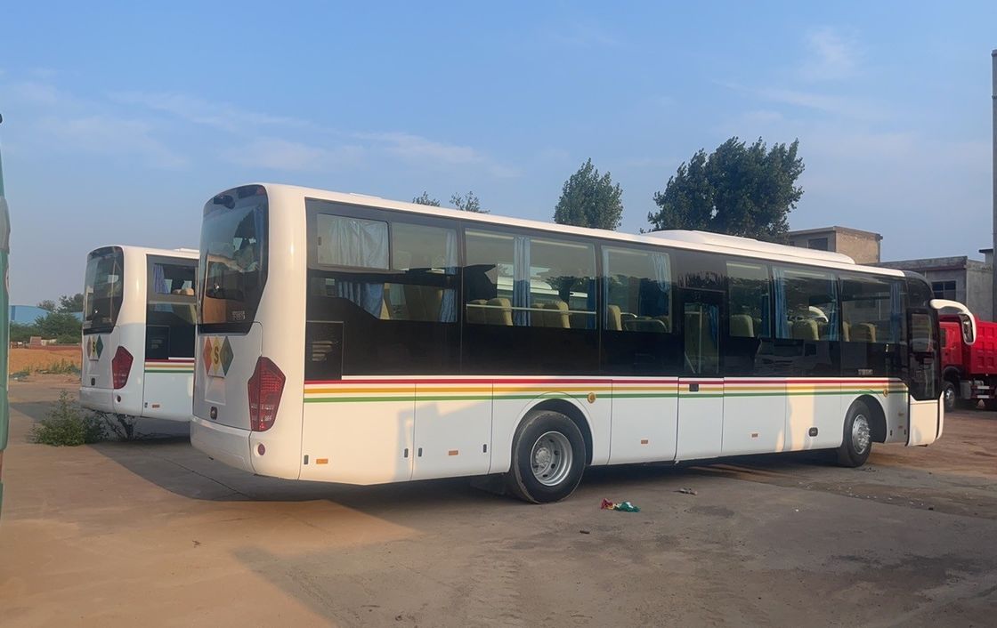 YC6S330-30 Μηχανικό 55 θέσεων Χρησιμοποιούμενο διώροφο λεωφορείο με ABS Εφοδιασμένο σε B2B