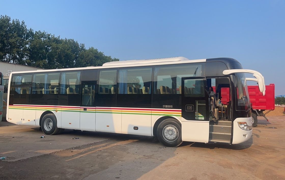 YC6S330-30 Μηχανικό 55 θέσεων Χρησιμοποιούμενο διώροφο λεωφορείο με ABS Εφοδιασμένο σε B2B