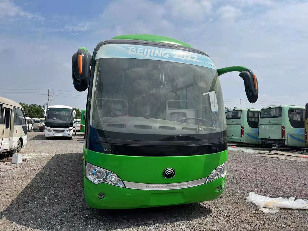 38 θέσεις χρησιμοποιημένο πολυτελές ντίζελ LHD λεωφορείο με 11/13 ελατήρια και κινητήρα Weichai