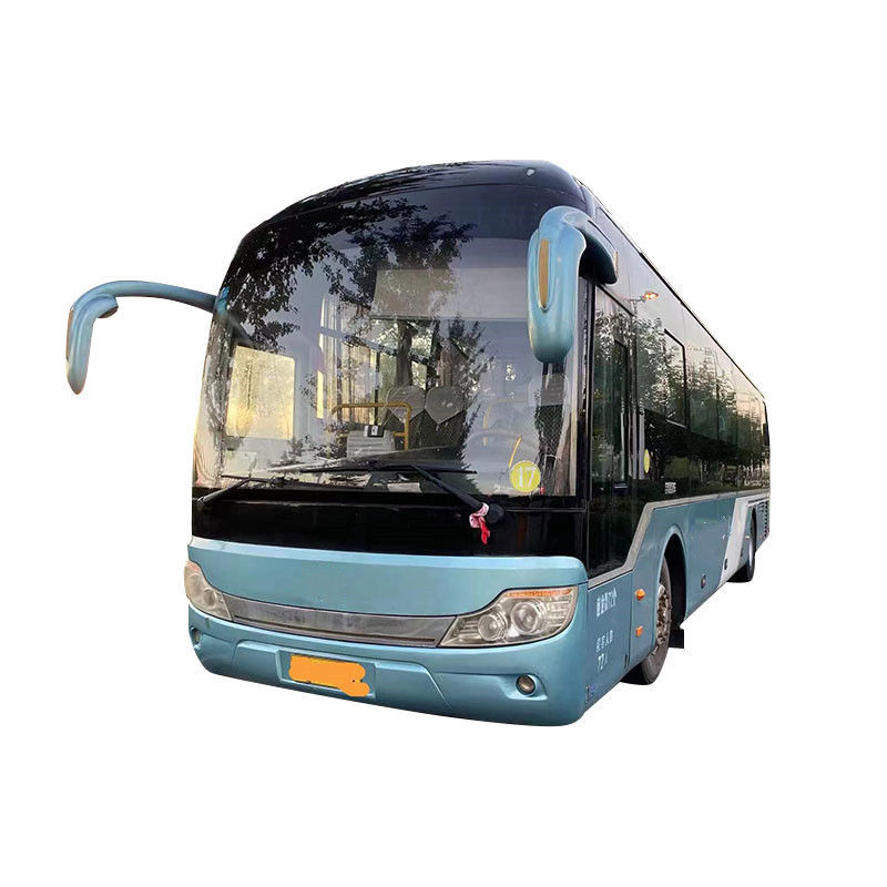 Αριστερή οδήγηση μεταχειρισμένο λεωφορείο με κινητήρα Yuchai και χειροκίνητη μετάδοση σε καλή κατάσταση
