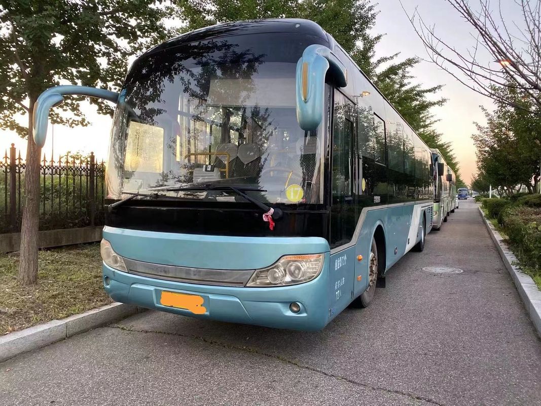 Αριστερή οδήγηση μεταχειρισμένο λεωφορείο με κινητήρα Yuchai και χειροκίνητη μετάδοση σε καλή κατάσταση