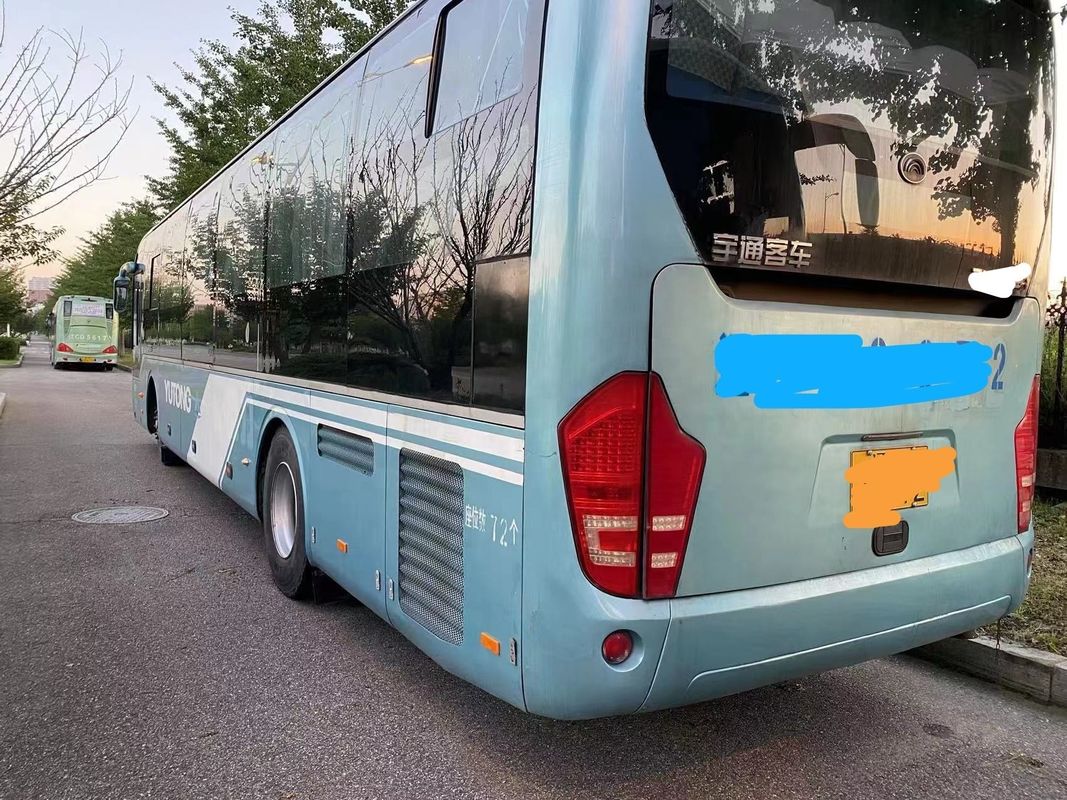 Αριστερή οδήγηση μεταχειρισμένο λεωφορείο με κινητήρα Yuchai και χειροκίνητη μετάδοση σε καλή κατάσταση