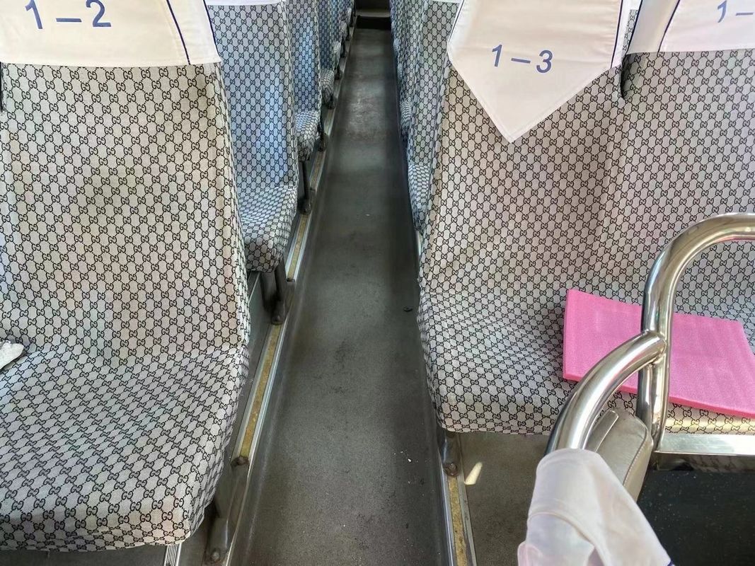 Αριστερή οδήγηση μεταχειρισμένο λεωφορείο με κινητήρα Yuchai και χειροκίνητη μετάδοση σε καλή κατάσταση