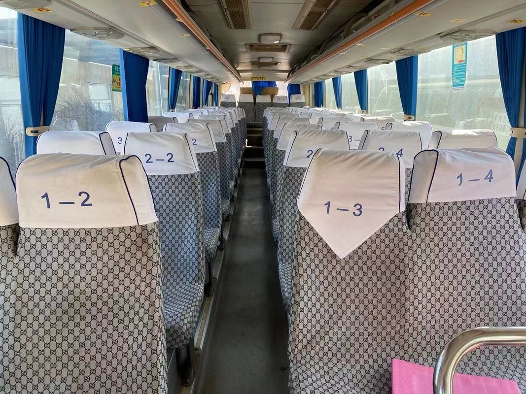 Αριστερή οδήγηση μεταχειρισμένο λεωφορείο με κινητήρα Yuchai και χειροκίνητη μετάδοση σε καλή κατάσταση