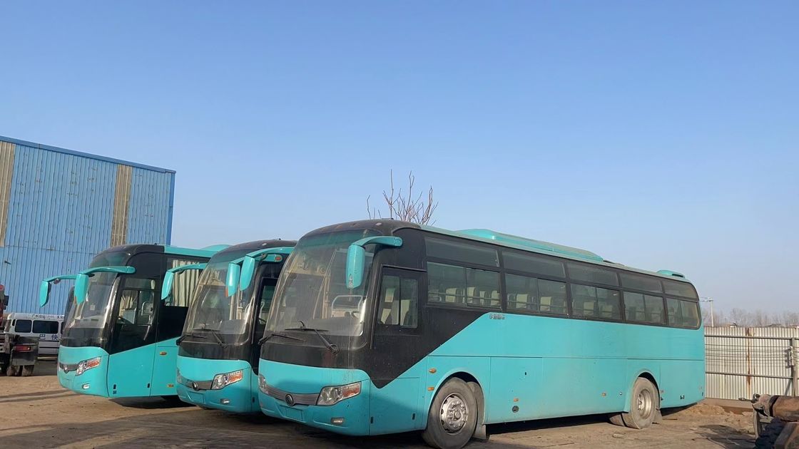 57 θέσεις Δημόσιες μεταφορές Χρησιμοποιούμενο λεωφορείο Δίαιζελ Καύσιμο τύπου 213kw Δύναμη κινητήρα