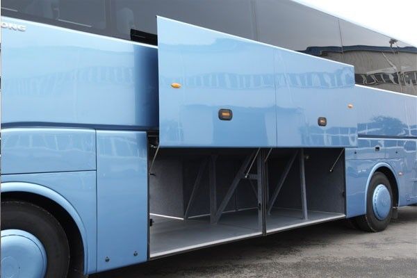 Στήριξη 60 θέσεων 12m Cummins κινητήρας Χρησιμοποιούμενα λεωφορεία και λεωφορεία με κατανάλωση