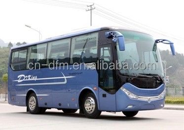 35-40 θέσεις Dongfeng 8m πολυτελές τουριστικό λεωφορείο μεταχειρισμένο λεωφορείο με μέγιστη ταχύτητα 91-110 km / h