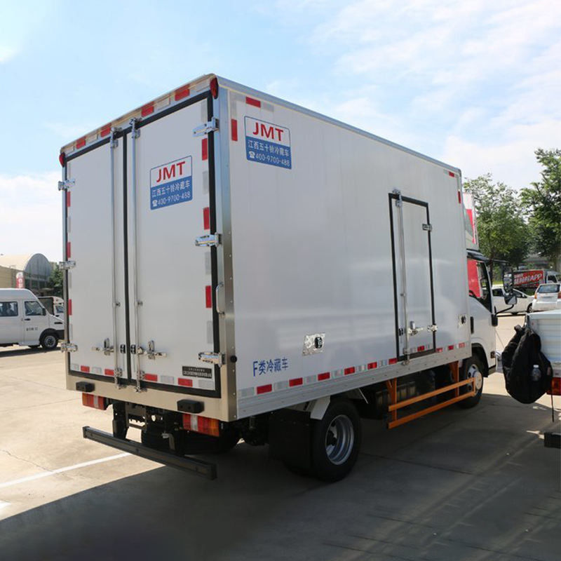 3360mm τροχοπέδης Isuzu 10 τόνων κουτί ψυγείο φορτηγό για τη μεταφορά λαχανικών και κρέατος