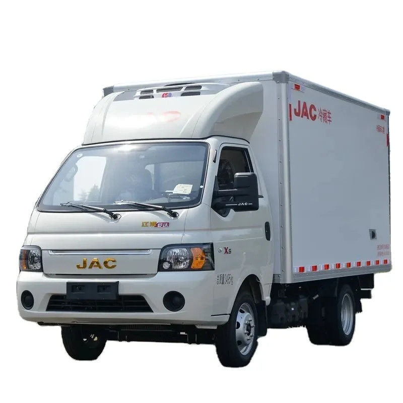 130HP JAC ψυγείο φορτηγό για τη μεταφορά 4x2 GVW≤5T ψύξη ντίζελ καυσίμου