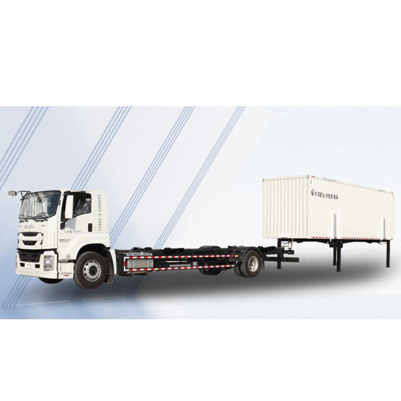Isuzu 4*2 Container Cargo Van Box Truck Swap Body Αποσυναρμολογητέα φορτηγά και 150 250hp