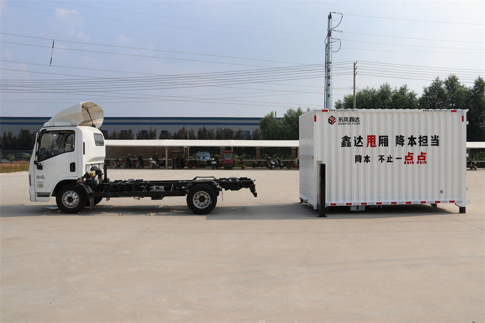 Πρότυπο εκπομπών Euro 6 Isuzu 4*2 Φορτηγό κουτί φορτίου για εφοδιασμό και μεταφορά