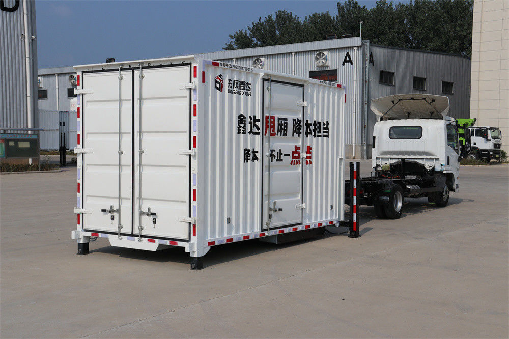 Πρότυπο εκπομπών Euro 6 Isuzu 4*2 Φορτηγό κουτί φορτίου για εφοδιασμό και μεταφορά