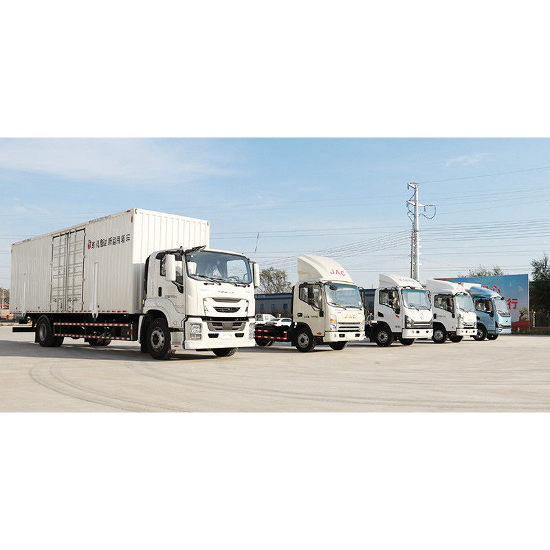 Πρότυπο εκπομπών Euro 6 Isuzu 4*2 Φορτηγό κουτί φορτίου για εφοδιασμό και μεταφορά