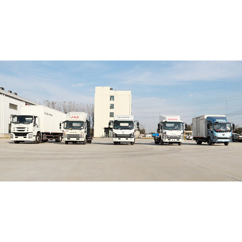 Πρότυπο εκπομπών Euro 6 Isuzu 4*2 Φορτηγό κουτί φορτίου για εφοδιασμό και μεταφορά