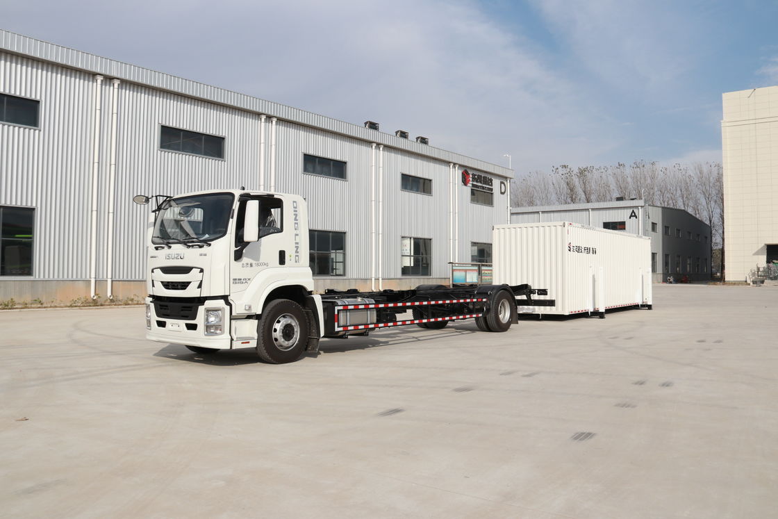 Προσαρμογή Isuzu 4*2 204hp 9.6m 59cbm Αποσυναρμολόγητο Swap Σώμα Φορτηγό φορτηγό