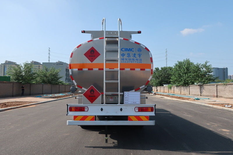 CIMC LINYU 6*4 24m3 Αλουμινίου κράμα Τανκέρ φορτηγό για τη μεταφορά εύφλεκτου υγρού καυσίμου