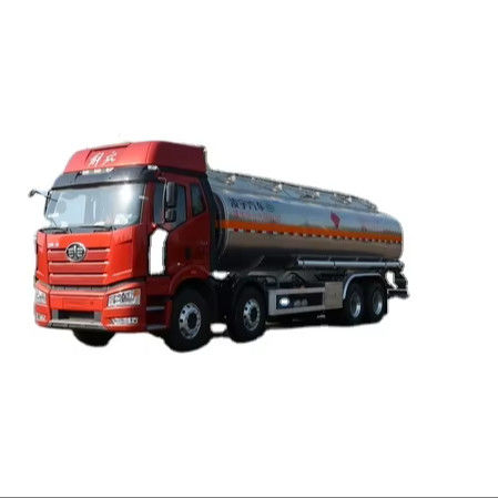 CIMC LINYU FAW 8*4 31 Cub Aluminium Alloy Diesel Tanker Truck Βενζίνη καύσιμα Μεταφορές