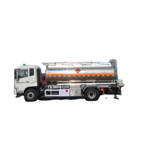 15m3 CIMC LINYU Dongfeng πετρελαϊκό δεξαμενόπλοιο φορτηγό Αλουμινίου κράμα υγρό καύσιμο μεταφορικό όχημα