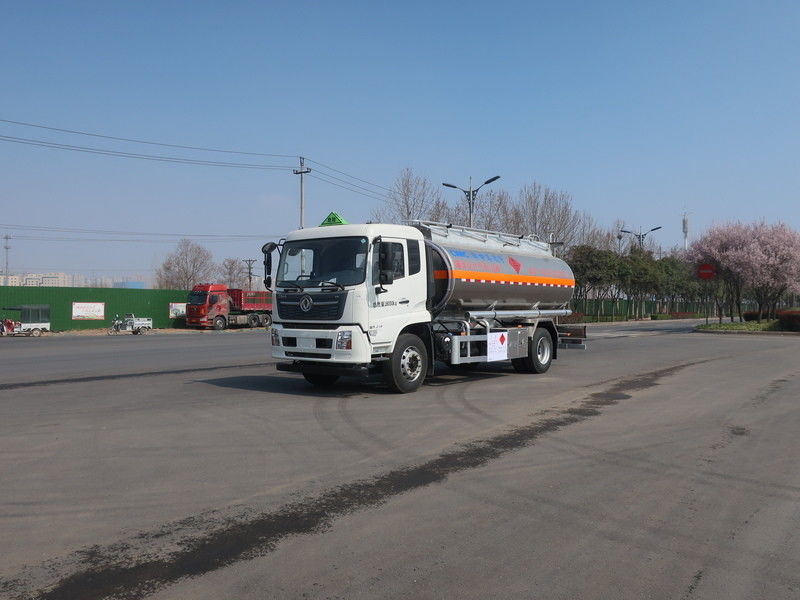 15m3 CIMC LINYU Dongfeng πετρελαϊκό δεξαμενόπλοιο φορτηγό Αλουμινίου κράμα υγρό καύσιμο μεταφορικό όχημα