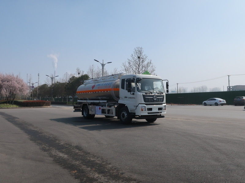 15m3 CIMC LINYU Dongfeng πετρελαϊκό δεξαμενόπλοιο φορτηγό Αλουμινίου κράμα υγρό καύσιμο μεταφορικό όχημα