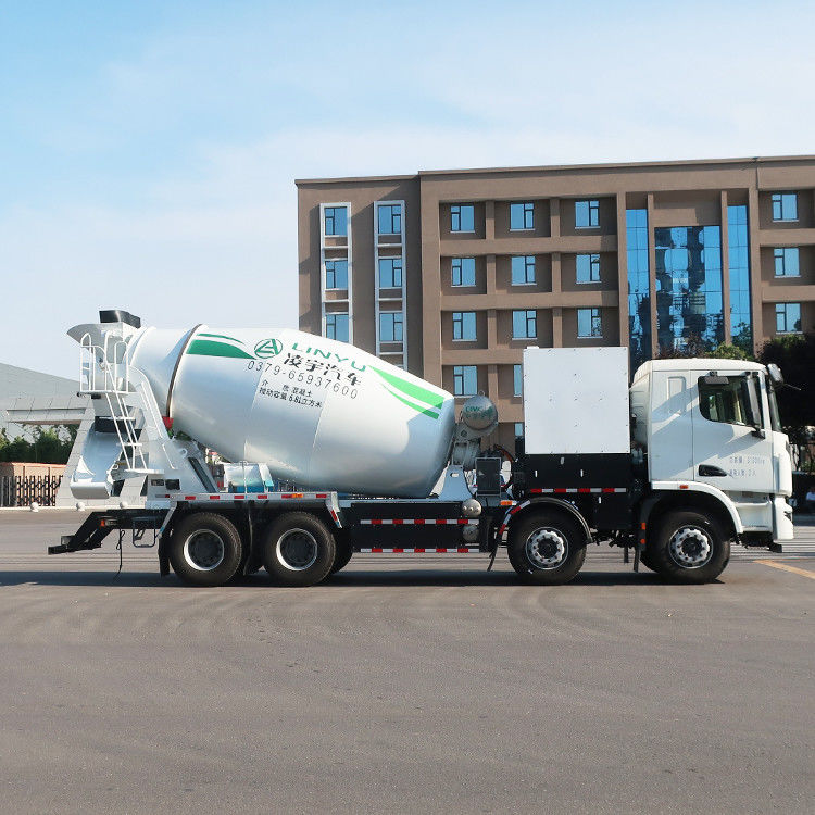 380kw CIMC LINYU 10 m3 Ηλεκτρικό 8x4 αυτοφόρτωμα κινητό φορτηγό μικτήρα σκυροδέματος για ανάμειξη
