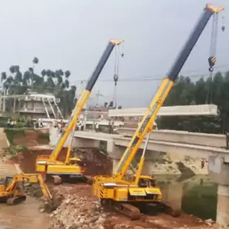 25 Ton 50 T 55 Ton 75ton Crawler Crane Lifting Machine with Other Hydraulic Pump Top (Μηχανή ανύψωσης γερανού με άλλο υδραυλικό αντλία)