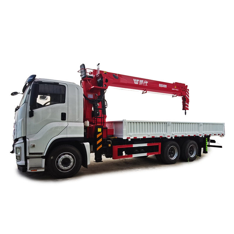 Ισουζού 12 τόνων 16 τόνων Pickup Truck Mounted Crane με Telescoping Boom 19.5M Span 6*4