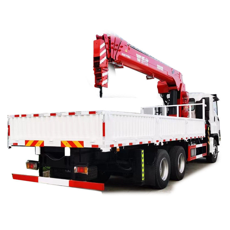 Ισουζού 12 τόνων 16 τόνων Pickup Truck Mounted Crane με Telescoping Boom 19.5M Span 6*4