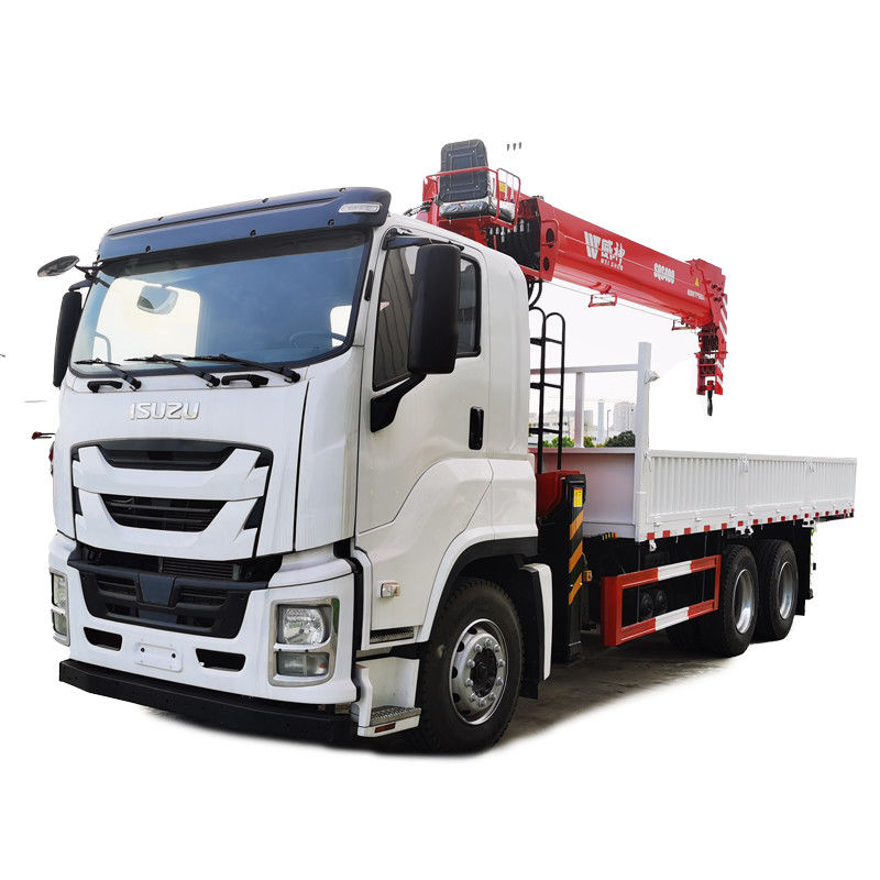 Ισουζού 12 τόνων 16 τόνων Pickup Truck Mounted Crane με Telescoping Boom 19.5M Span 6*4