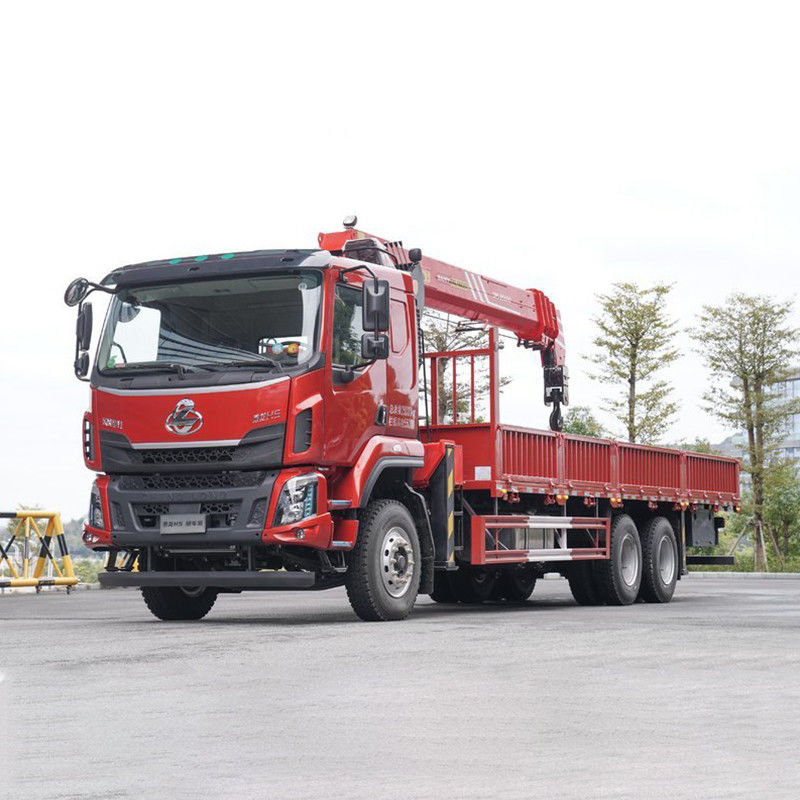 Υδραυλική έλξη Στερεόστρωτος γερανό 8 τόνων 10 ελαστικών γερανό φορτηγό με δίσκο