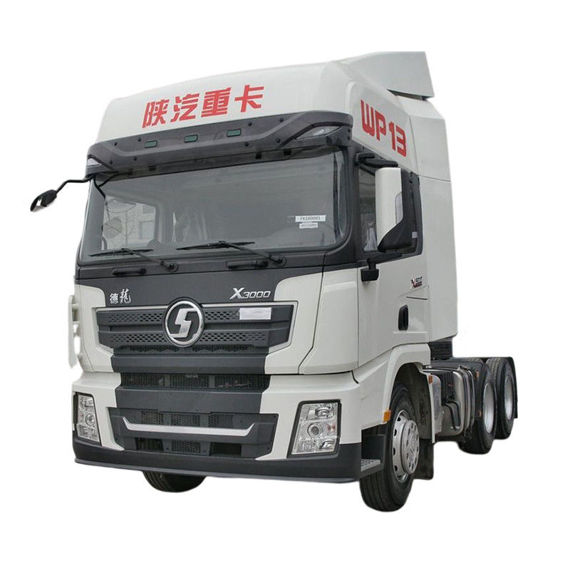Εγχειρίδιο παράθυρο 500hp Shacman Delong X3000 Diesel Tractor Head 6x2 ρυμουλκούμενο φορτηγό ελκυστήρα
