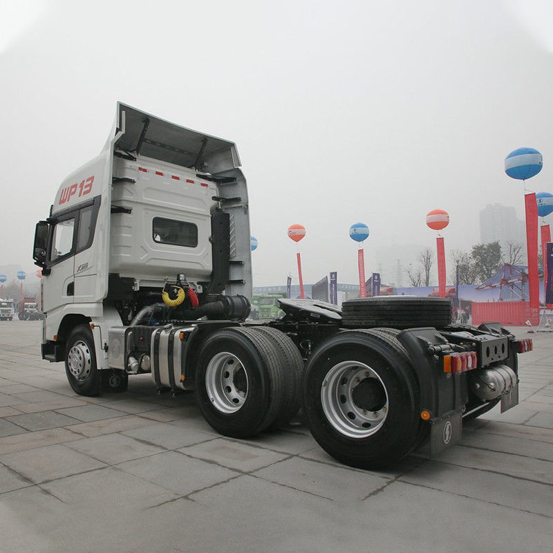 Εγχειρίδιο παράθυρο 500hp Shacman Delong X3000 Diesel Tractor Head 6x2 ρυμουλκούμενο φορτηγό ελκυστήρα