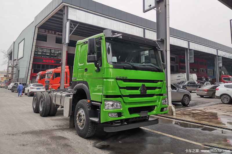 Κανονικό κάθισμα οδηγού Sinotruk Howo 371 Hp Euro 2 Εγχειρίδιο 6X4 κινητήρα ντίζελ