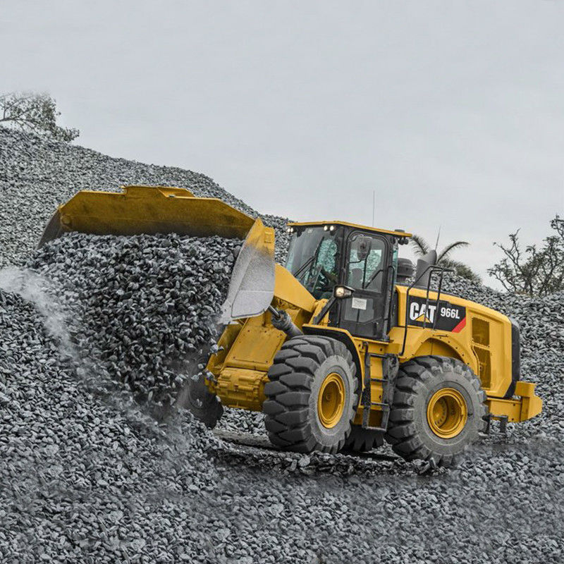 6 τόνων Caterpillar 966L μεταχειρισμένο φορτιστή τροχών με χαμηλή κατανάλωση καυσίμου και καλή κατάσταση