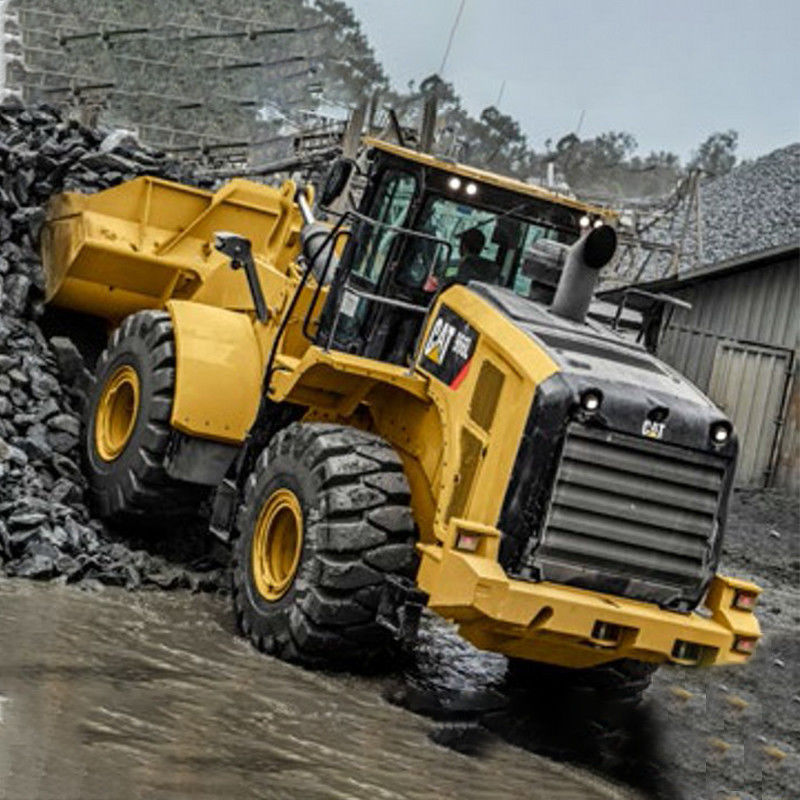 6 τόνων Caterpillar 966L μεταχειρισμένο φορτιστή τροχών με χαμηλή κατανάλωση καυσίμου και καλή κατάσταση