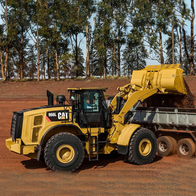 6 τόνων Caterpillar 966L μεταχειρισμένο φορτιστή τροχών με χαμηλή κατανάλωση καυσίμου και καλή κατάσταση