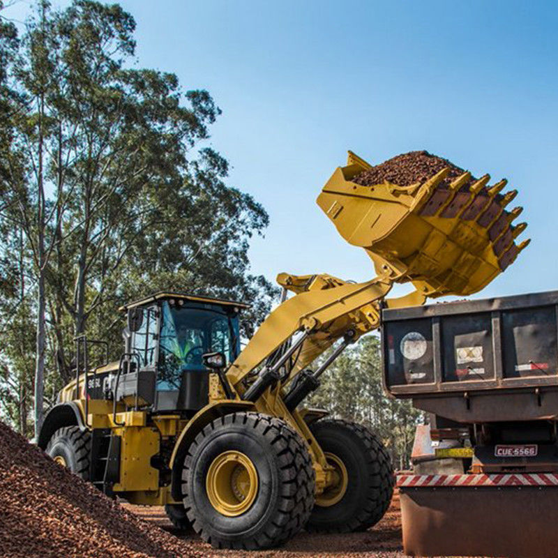6 τόνων Caterpillar 966L μεταχειρισμένο φορτιστή τροχών με χαμηλή κατανάλωση καυσίμου και καλή κατάσταση