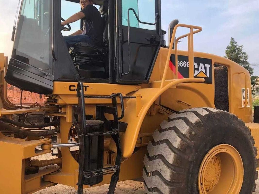 6 τόνων Cat 966G Μπροστά Χρησιμοποιηθέντες φορτωτές τροχών Caterpillar Καλή κατάσταση αρχικός κινητήρας