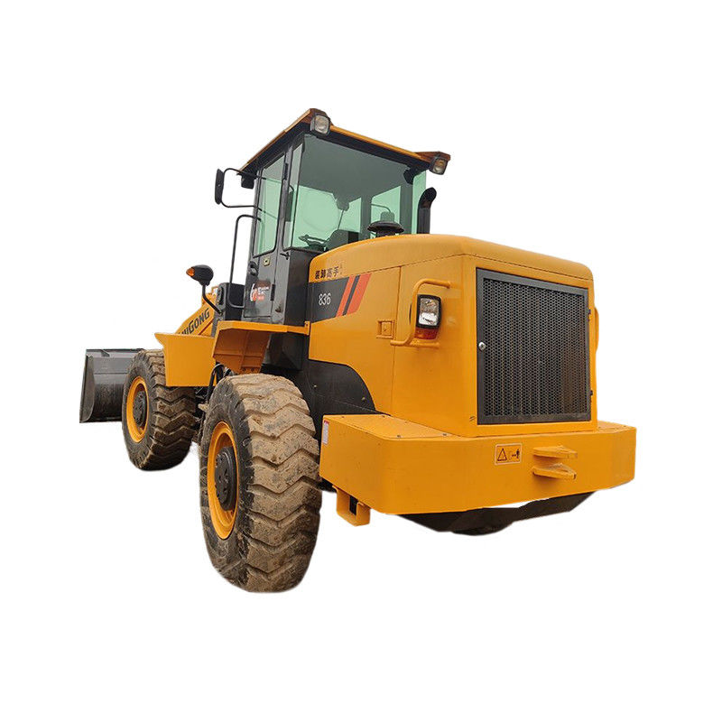 8000kg LIUGONG 836 Cat Front End Loader Μηχανήματα Χρησιμοποιούμενα φορτιστήρια για τον κινητήρα φορτιστή τροχών