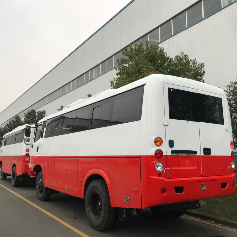 DONGFENG 29 θέσεις Diesel Coach Bus 4x4 Off Road Bus με μπροστινό άξονα