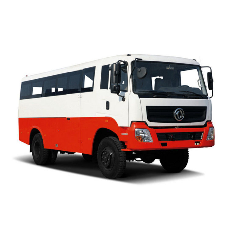 30 θέσεις 4X4 4WD Μεσαίου μεγέθους λεωφορείο διπλού κυκλώματος πλήρες φρένο αέρα και A / C Dongfeng EQ6750ZT